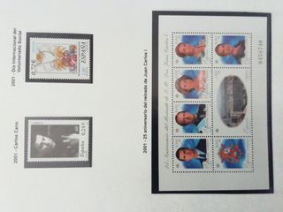 Sellos de España año 2001 completo.