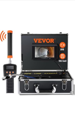 VEVOR Cámara de Inspección de Drenaje con 512 Hz