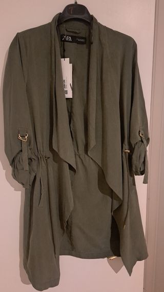 Chaqueta Sahariana verde zara