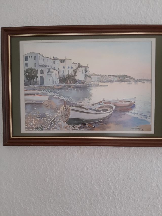 Acuarela, del pintor Danilof.