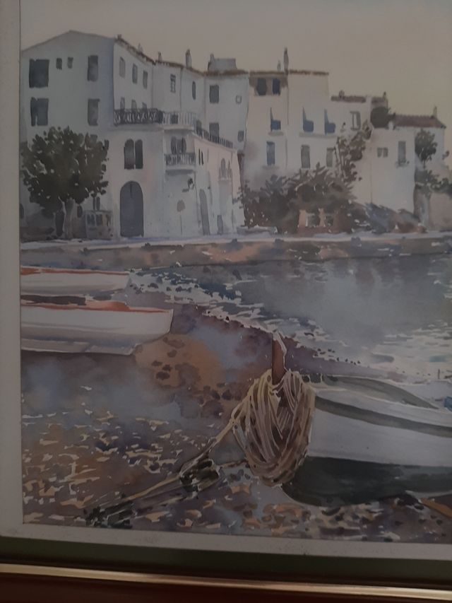 Acuarela, del pintor Danilof.