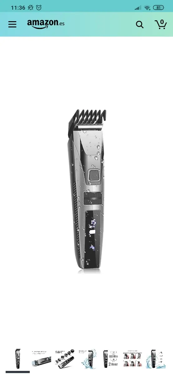 Cortapelos impermeable