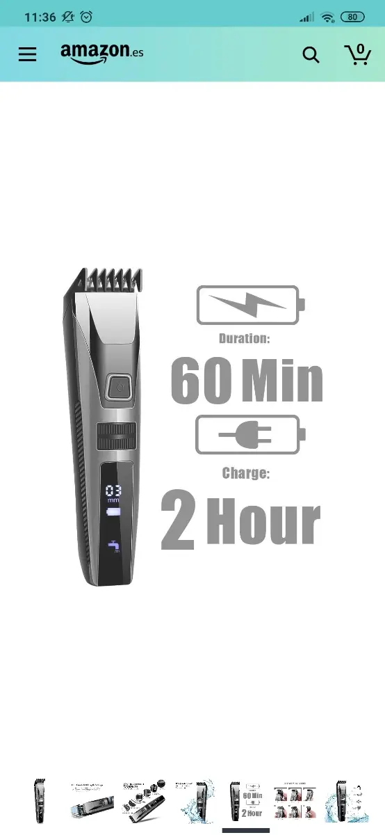 Cortapelos impermeable