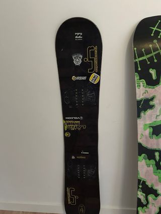 Tablas snow regalo fijaciones, 100€ cada tabla 