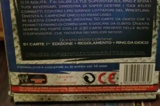 Box mazzo Carte gioco Wrestling WWE vintage cards