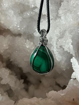Ciondolo Malachite qualità alta