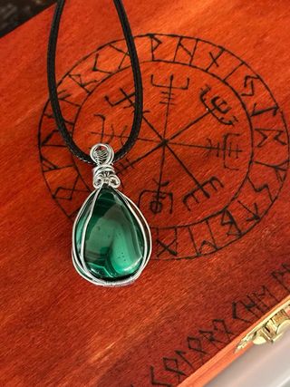 Ciondolo Malachite qualità alta