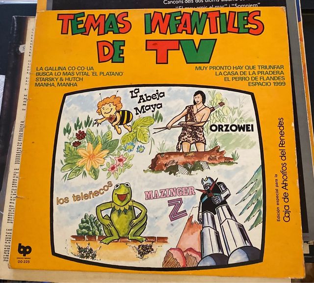 vinilo Temas infantiles de tv