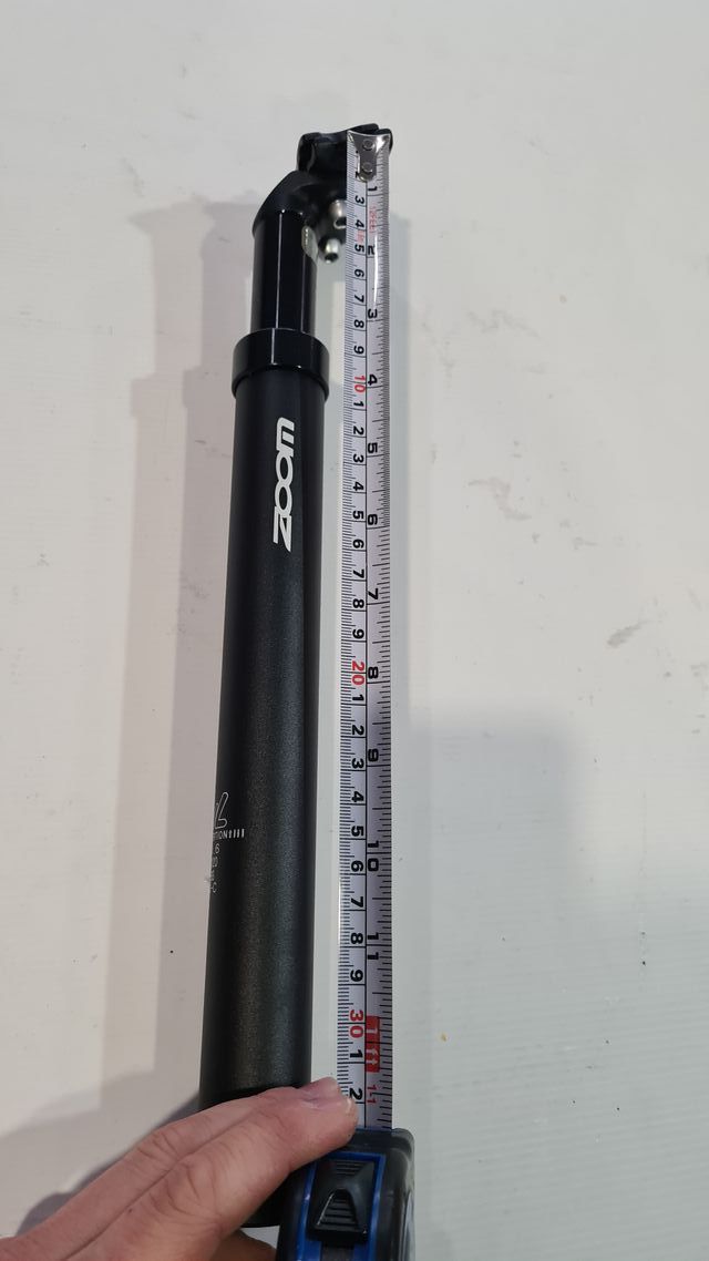 Reggisella Zoom con sospensione da 4 cm. Diametro 31,6 mm