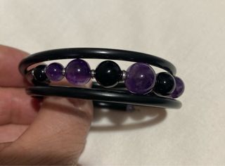 Pulsera con amatistas