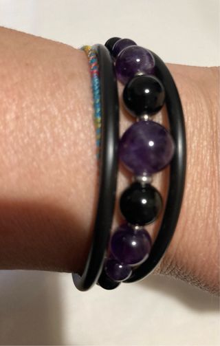 Pulsera con amatistas