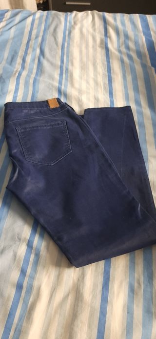 Pantalón Mango d piel 