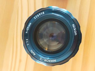 Objetivo Nikkor-S  Auto 55  f:1.2 MODIFICADO AI