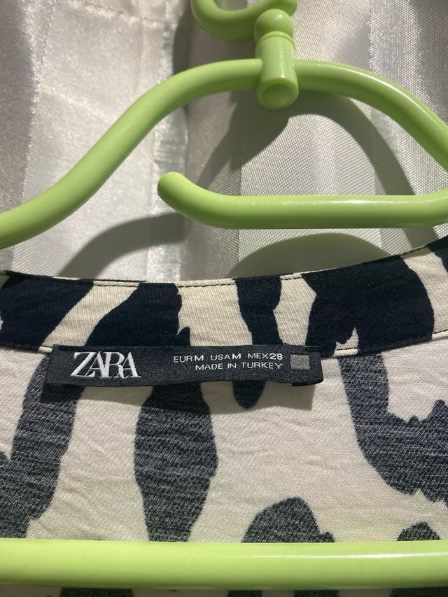 vestido zara talla m