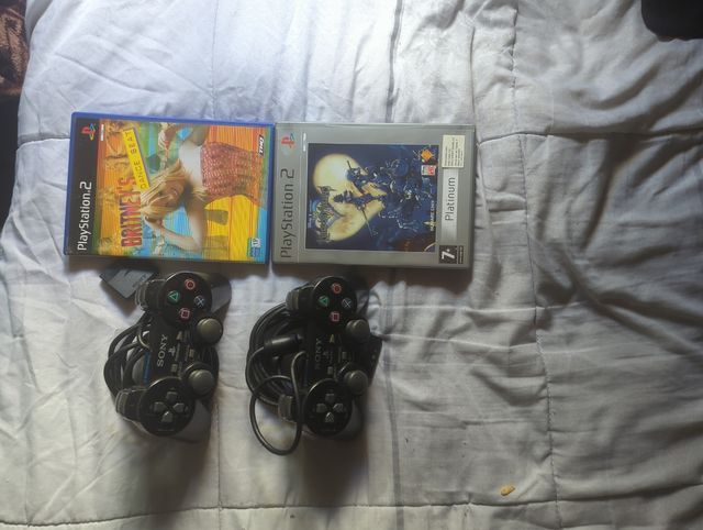 Mando ps2 Original y 2 Juegos