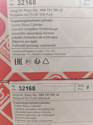 Cilindro hidráulico de embrague