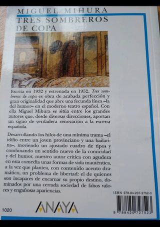 Tres sombreros de copa (Biblioteca Didactica Anaya / Anaya Didactic Library) (Spanish Edition)