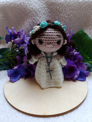 Amigurimi niña comunión