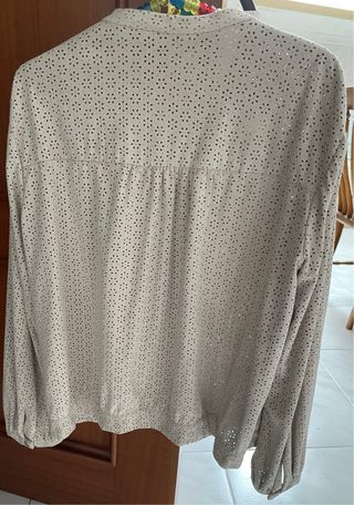 Chaqueta efecto ante