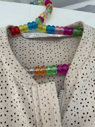 Chaqueta efecto ante