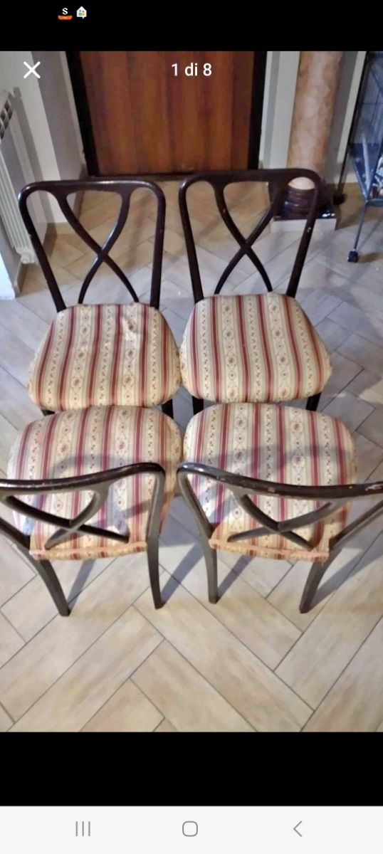 4 Sedie vintage
