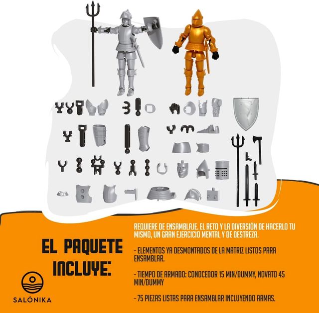 Action Figure NUEVOS T13, Caballeros Medievales