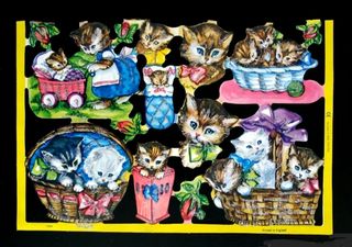 Lámina PURPURINA CROMOS TROQUELADOS