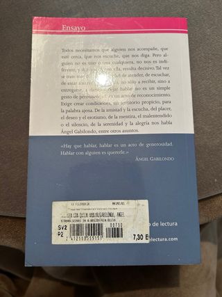 Libro Alguien con quien hablar