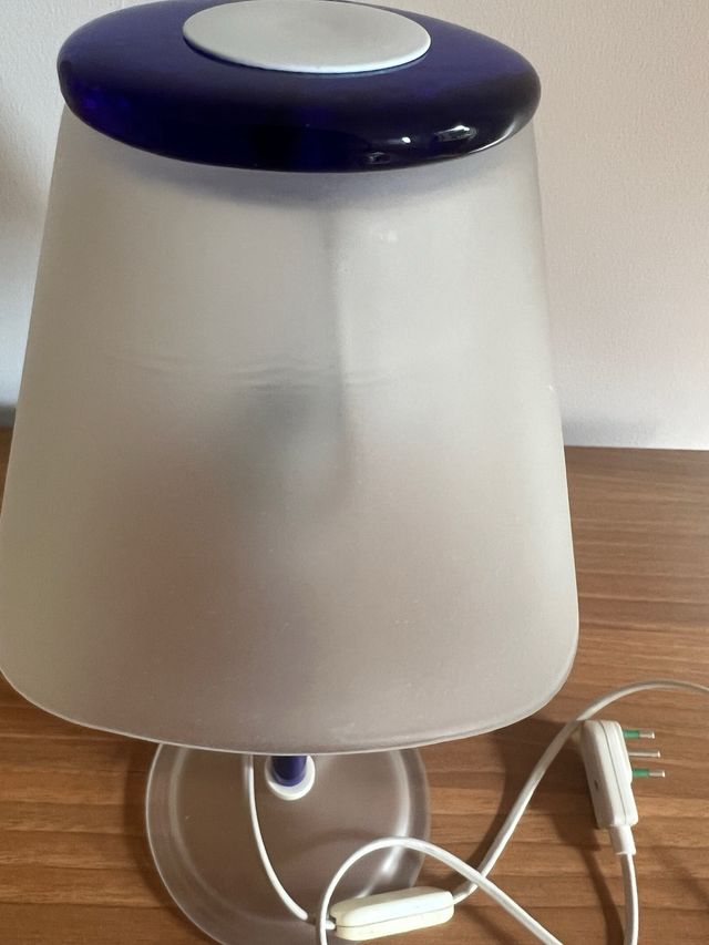 Lampada in vetro di murano vintage effetre