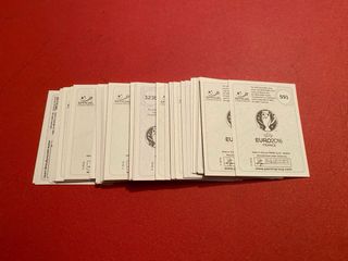 Lote 100 cromos panini Euro 2016 Francia