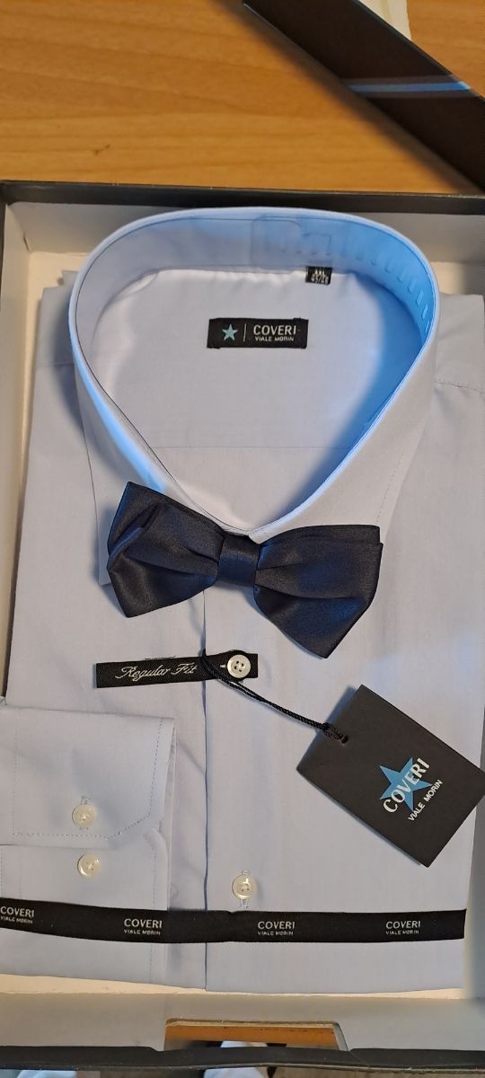 Camicia con papillon uomo