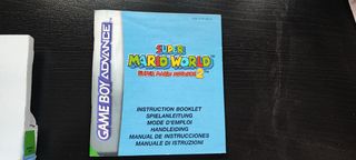 Mario world gameboy advance