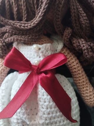 Muñeca de comunión,Amigurumi.