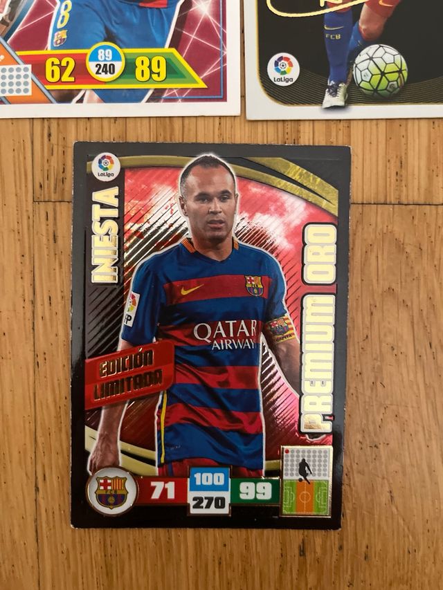 Cromos Iniesta