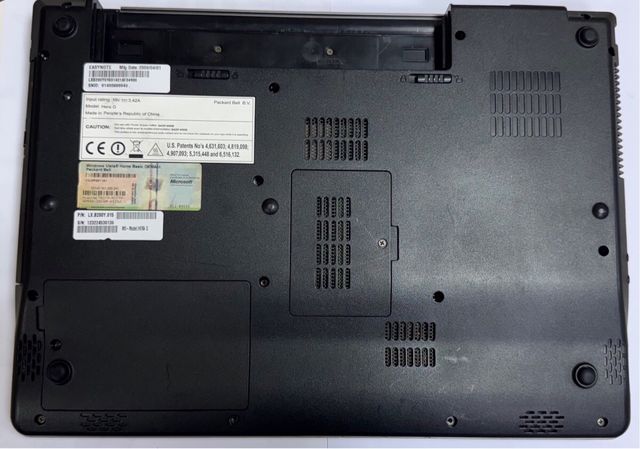 Portatil packard bell