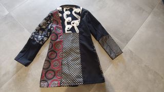Cappotto fantasia donna taglia M/L