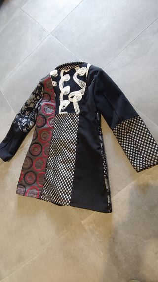 Cappotto fantasia donna taglia M/L