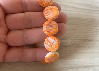 Pulsera naranja de verano