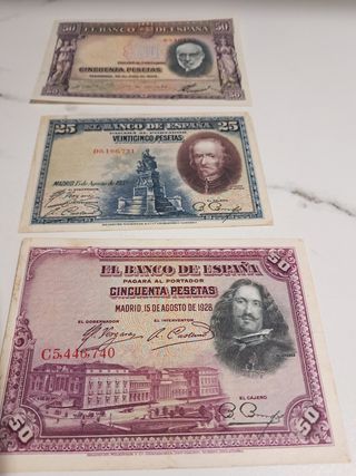 Billetes antiguos 