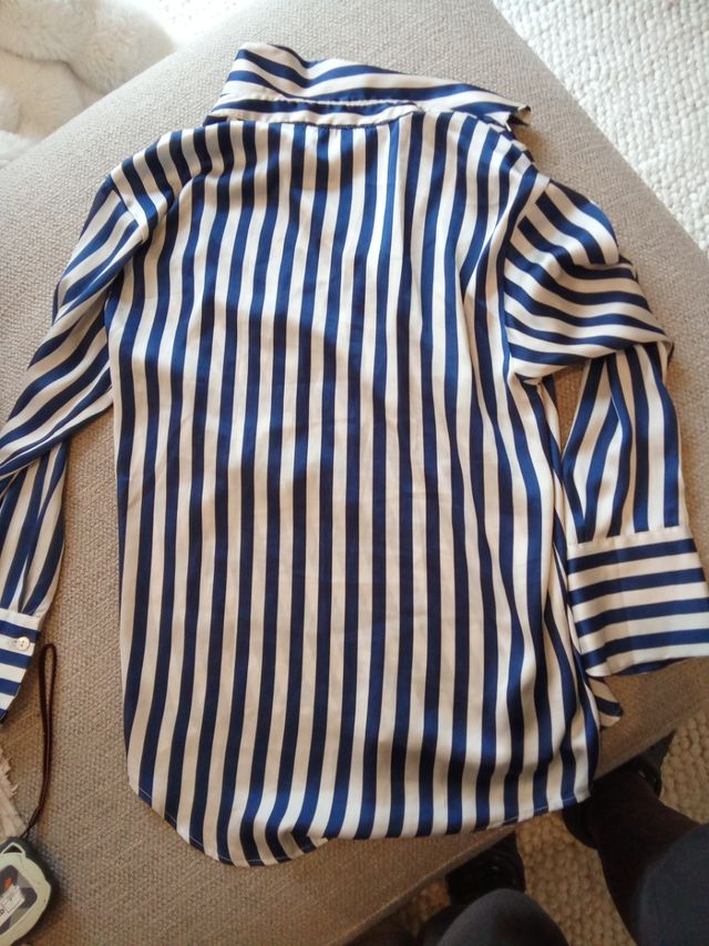 Camisa às riscas Zara