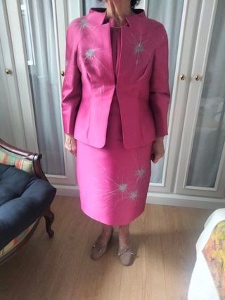 Conjunto de fiesta de vestido y chaqueta