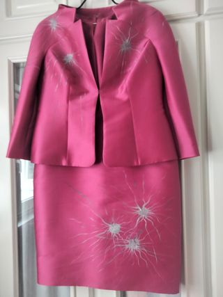 Conjunto de fiesta de vestido y chaqueta