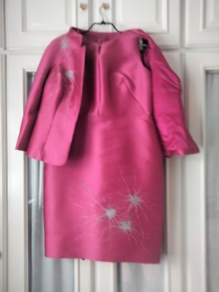 Conjunto de fiesta de vestido y chaqueta