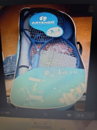 JUEGO RAQUETAS VARIAS