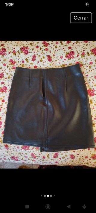 Minifalda T XS nueva regalo bolso idem.