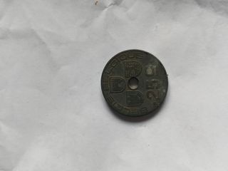 Moneta belga 25 centesimi 1946