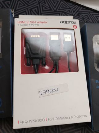 Adaptador VGA a HDMI y HDMI a VGA