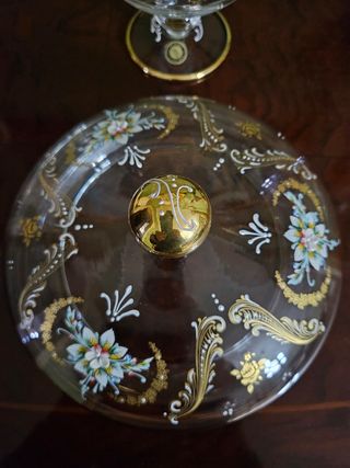 Portaconfetti in vetro di Murano