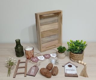 Set decoración con luz
