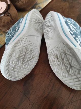 Deportivas azul y estampado n° 27